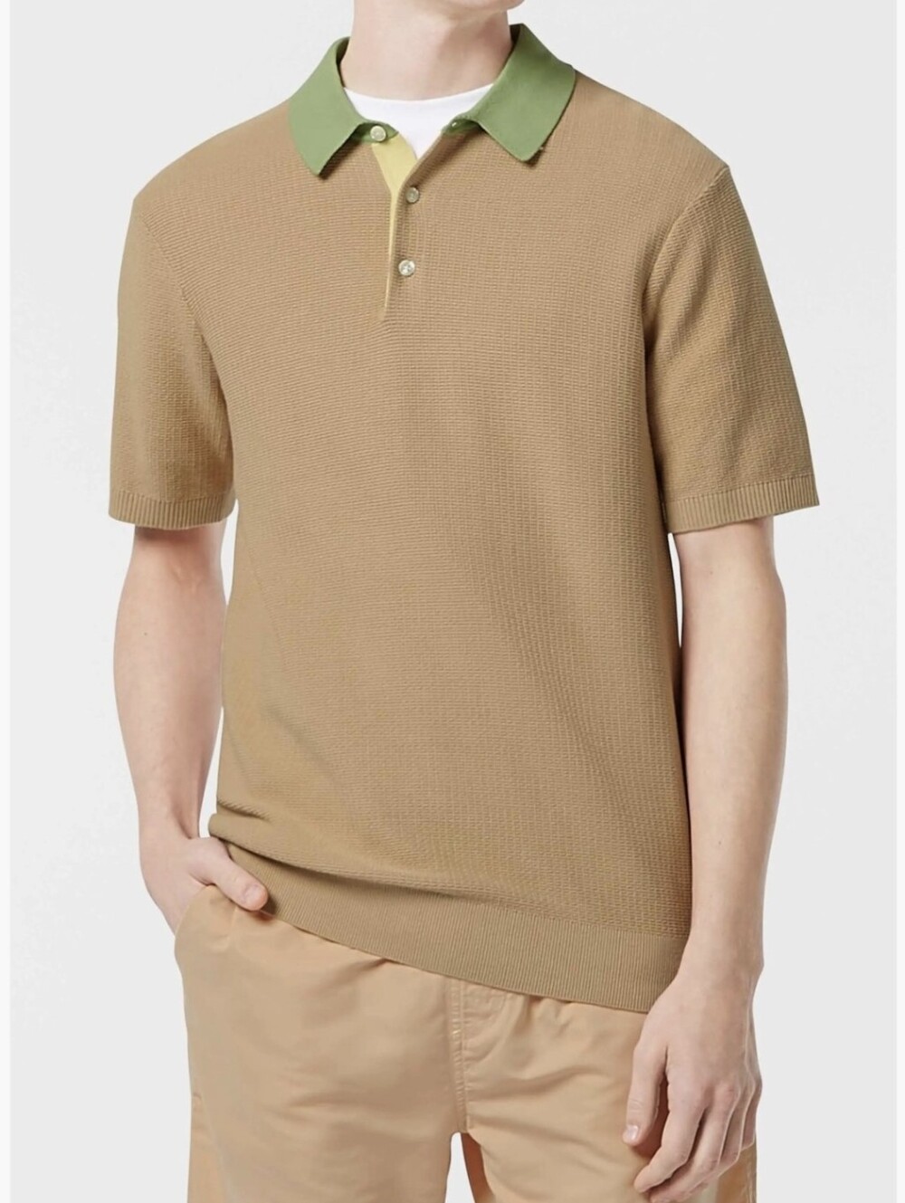 Scotch & Soda Structured Knitted Polo Men's Size XL NWT $138